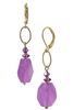 Ronnie Ring Earring - Magenta