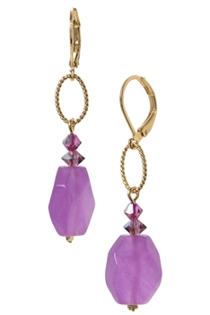 Ronnie Ring Earring - Magenta