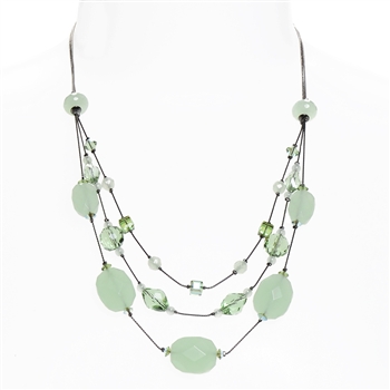 Ronnie Tier Necklace - Mint