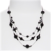 Ronnie Tier Necklace - Jet Black