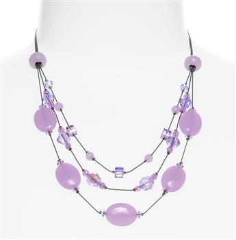 Ronnie Tier Necklace - Violet