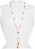 Willow Necklace - Orange / Pink