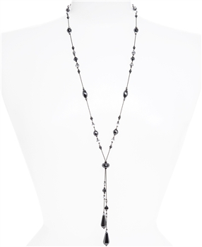 Willow Necklace - Hematite