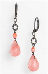 Zoie Drop Earring - Coral