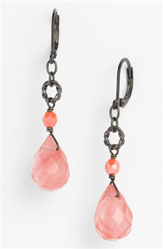 Zoie Drop Earring - Coral