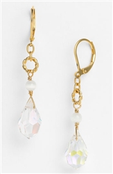 Zoie Drop Earring - Clear Swarovski Crystal