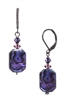 Ronnie Mae Drop Earrings - Purple Abalone